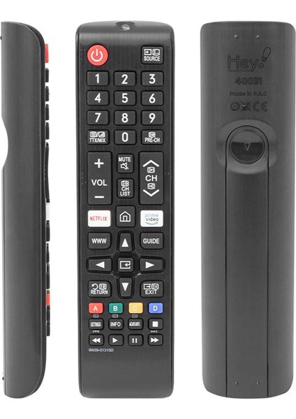 Samsung Netflıx-Prıme Vıdeo Tuşlu LCD LED Tv Kumanda (40031=19844) (4767) - 1OL1717-5449