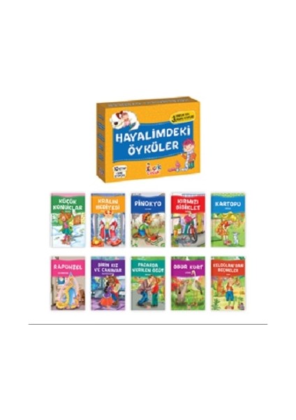 Hayalimdeki Öyküler (10 Kitap+Soru Kitapçığı)