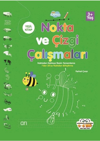 Nokta ve Çizgi Çalışmaları Yeşil Kitap