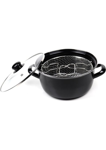 Essan Siyah Cam Kapak Fritöz Azak (4767) - BKS2767-8152