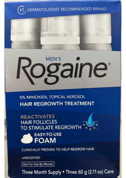 Rogaıne Men's Foam 3 Month 180 gr