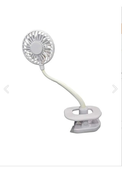 Portatif Işıklı Mini Klipsli Fan - BKS8628-1481