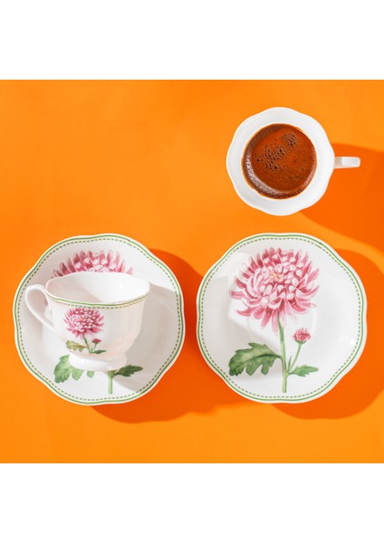 16871-3 De Flore 2 Kişilik 4 Parça Porselen Kahve Fincan Takımı fiyatları