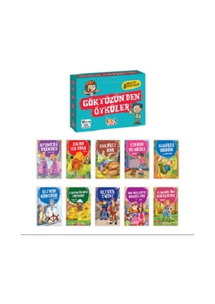 Gökyüzünden Öyküler (10 Kitap + Soru Kitapçığı)