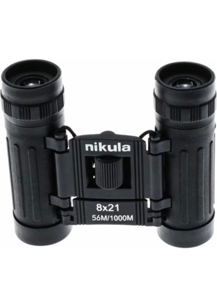 8X21 Dürbün Siyah Av Dürbünü 56M/1000M Kauçuk Kaplama - BKS5961-3956
