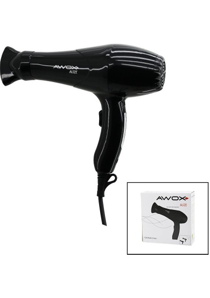 Alize Siyah Saç Kurutma - Fön Makinesi + Dar Şekillendirici Başl - 1ol7538-4503