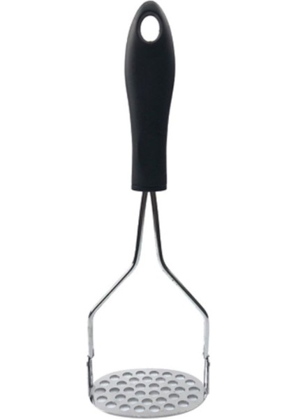 Renkli Plastik Saplı Paslanmaz Metal Patates Ezici Püre Yapıcı (4767) - BKS3183-6062