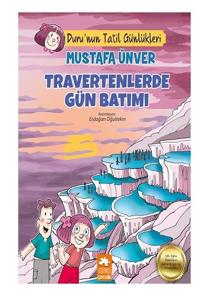 Travertenlerde Gün Batımı