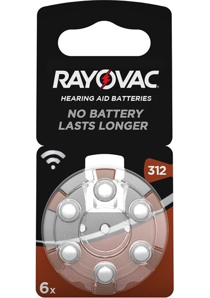Rayovac 312 No Kulaklık Pili 6li Paket (4767) - BKS8810-8452