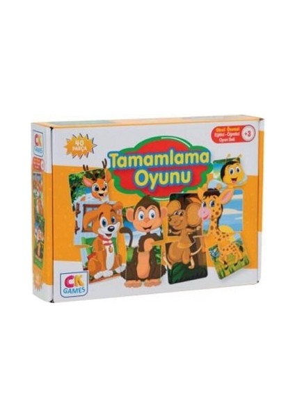 Tamamlama Oyunu Okul Öncesi Oyun Seti