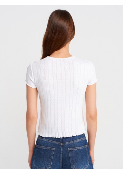 31834 Kısa Kollu T-Shirt-Beyaz fiyatları