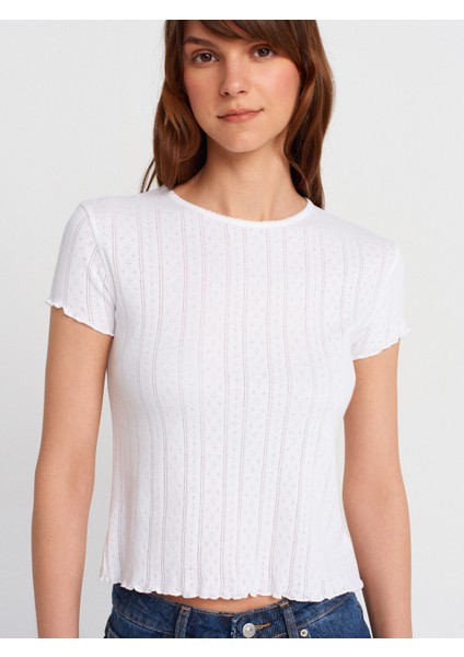 31834 Kısa Kollu T-Shirt-Beyaz modelleri