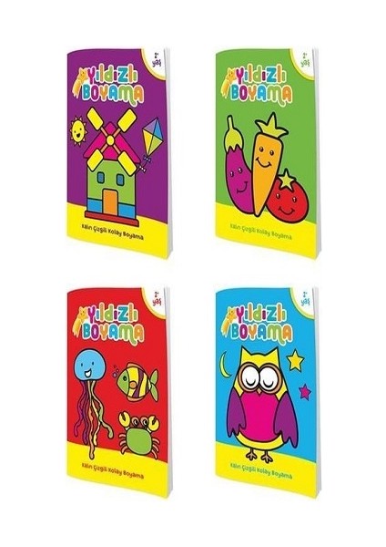 Yıldızlı Boyama (4 Kitap Takım)