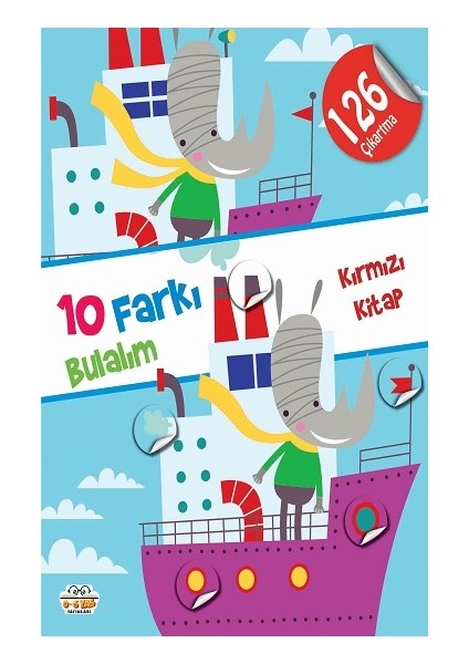 10 Farkı Bulalım - Kırmızı Kitap
