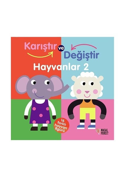 Karıştır ve Değiştir Hayvanlar 2 (Ciltli)