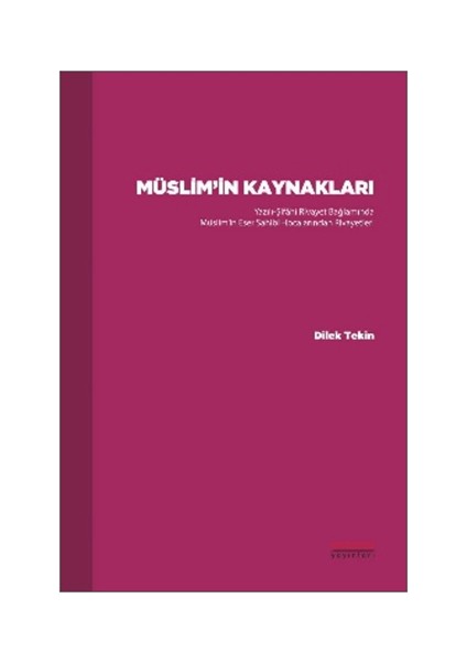 Müslim’in Kaynakları