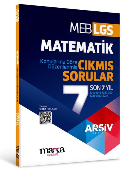 Lgs Matematik Konularına Göre Düzenlenmiş Son 7 Yıl Çıkmış Sorular