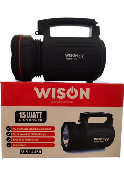 WS-4450 Su Geçirmez Fener