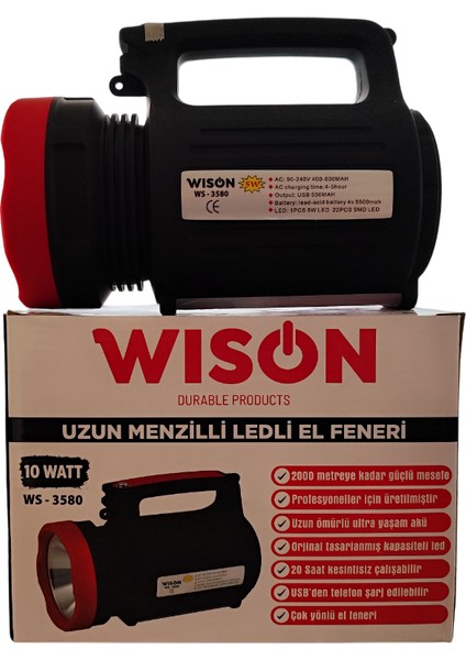 WS-4450 Su Geçirmez Fener