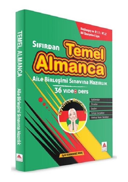 Sıfırdan Temel Almanca 192 Sayfa Ciltsiz Eğitim Kitabı