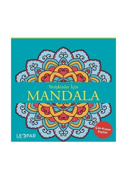 Yetişkinler Için Mandala - Mavi