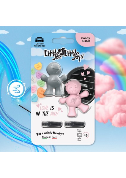 Aşk Serisi 2li Paket Şekerli Meyve Araç Kokusu (Candy Kisses) -45 Gün -Oto Kokusu Parfüm