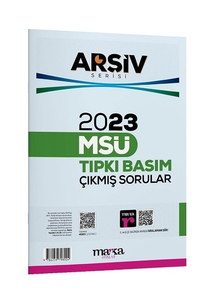 2023 Msü Arşiv Serisi Tıpkı Basım Çıkmış Sorular Tamamı Video Çözümlü
