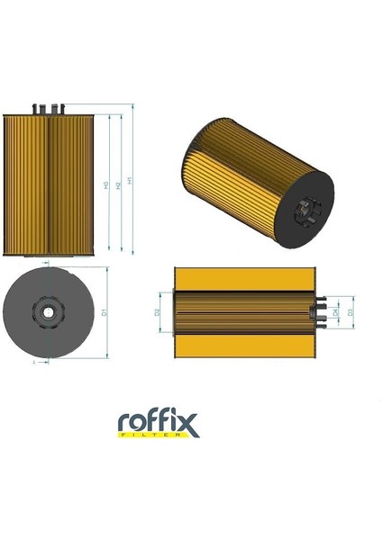 Roffıx Yağ Filtresi Rfo 10156602