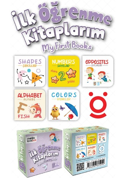 Ilk Öğrenme Kitaplarım: My First Books (5 Kitap) (Ciltli)