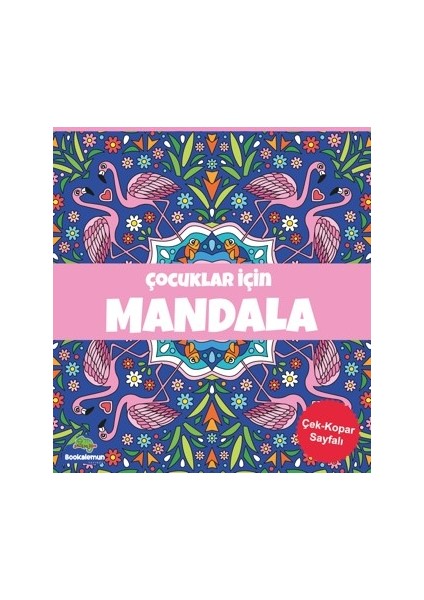 Çocuklar Için Mandala - Lacivert