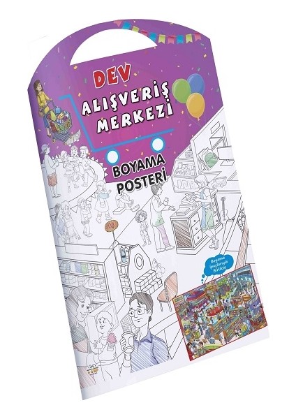 Alışveriş Merkezi Dev Boyama Posteri