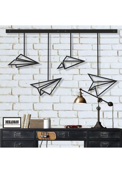 Kağıt Uçaklar Metal Tablo