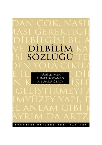 Dilbilim Sözlüğü