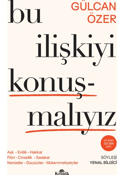 Bu Ilişkiyi Konuşmalıyız