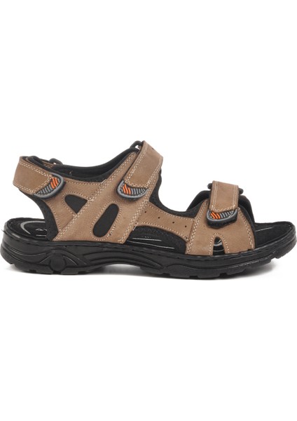 Kum Nubuk Erkek Çocuk Cırtlı Spor Sandalet 1305 G