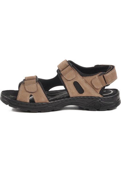 Kum Nubuk Erkek Çocuk Cırtlı Spor Sandalet 1305 G