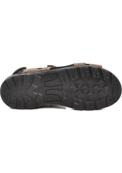 Kum Nubuk Erkek Çocuk Cırtlı Spor Sandalet 1305 G