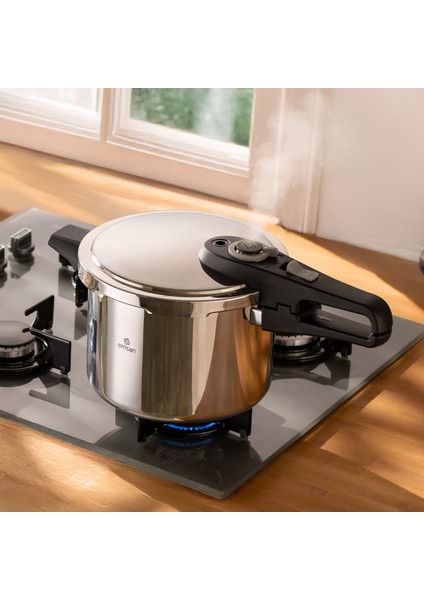 Fast Cooker Çift Emniyetli Düdüklü Tencere 6 Lt