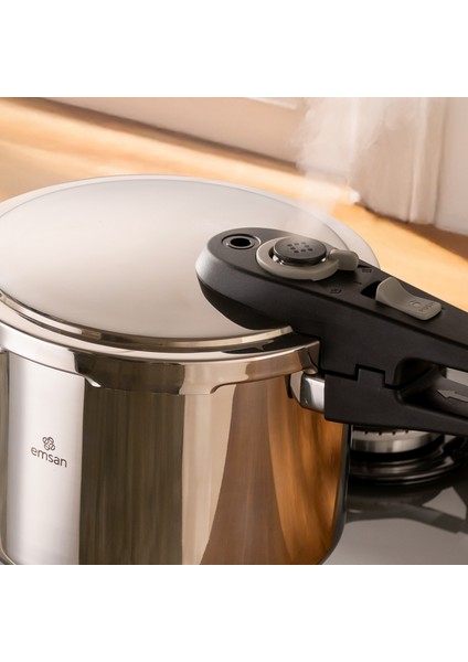 Fast Cooker Çift Emniyetli Düdüklü Tencere 6 Lt