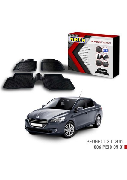 3D Paspas Peugeot 301 2012- Nrmsa