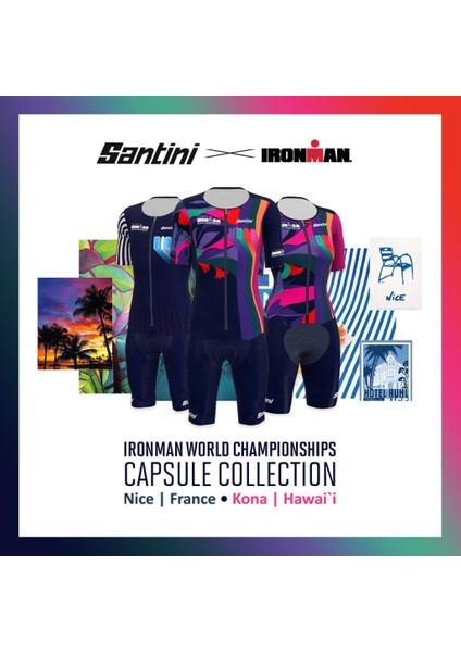 Ironman Kona Hawaii Özel Seri Erkek Trisuit 3I780IMGVPR2KONA modelleri