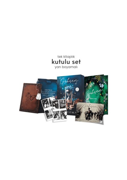 Gökçen 4 - Yan Boyamalı Hediyeli Kutu (Ciltli)