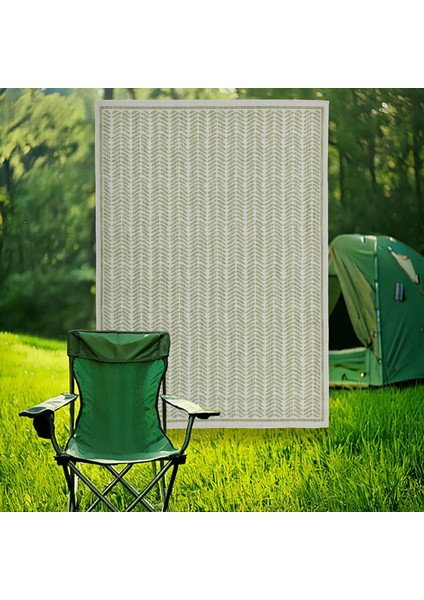 Eco Katlanabilir Sisal Balkon Teras Bahçe Piknik Kamp Mutfak Dokuma Halı Kilim