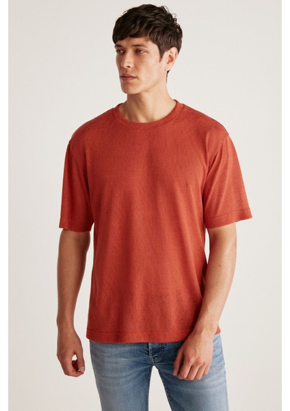 Lucas Comfort Bordo T-Shirt modelleri