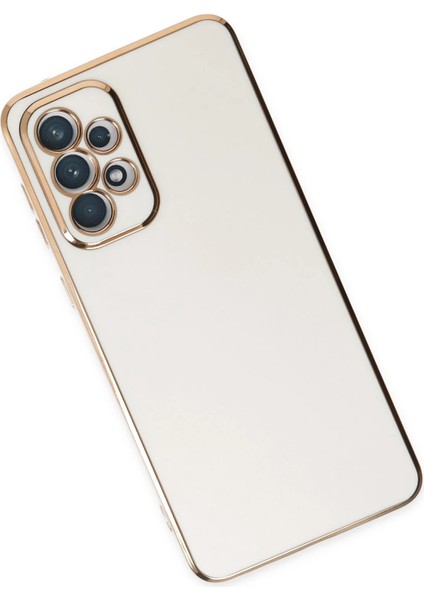 Samsung Galaxy A73 5g Kılıf Volet Silikon - Beyaz Yktsn