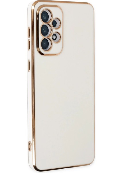 Samsung Galaxy A73 5g Kılıf Volet Silikon - Beyaz Yktsn