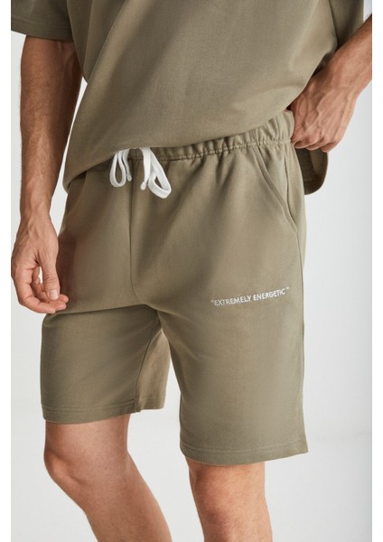 Buga Comfort Haki Şort & Bermuda