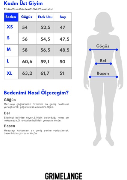 Ahrı Kadın Relaxed Bisiklet Yaka Baskılı Grimelanj T-Shirt