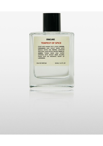 Tempest Of Spice Oriental Fujer Aromatik Uzun Süre Kalıcı 100 ml Erkek Parfüm