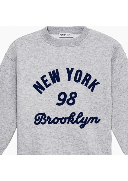 Burke Erkek Çocuk Baskılı Grimelanj Swaetshirt fiyatları